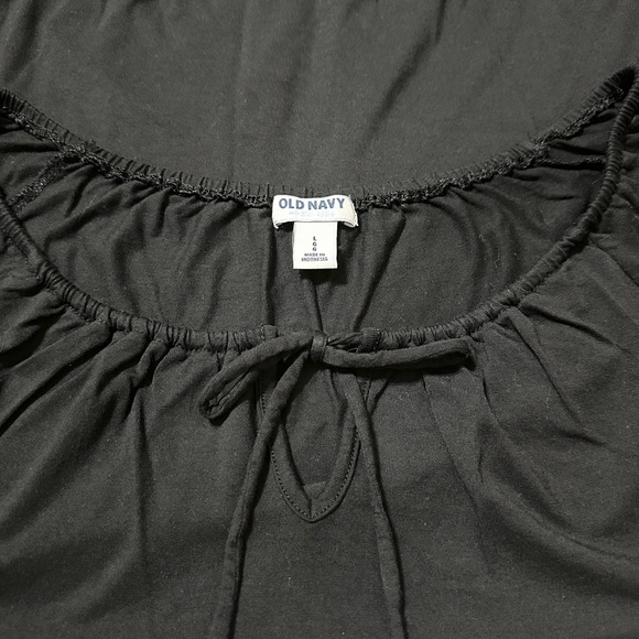 Old Navy Women’s S/S Black Bohemian Blouson Style Top - Large - Picture 9 of 16
